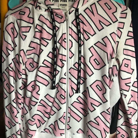 Pink Zip Up Sweater - Picture 3 of 4